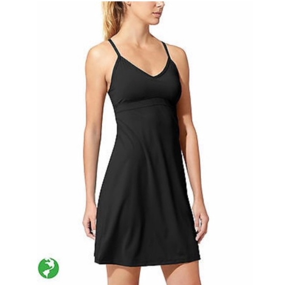 Athleta Shorebreak Swim Dress Black Size Large Tall - Picture 1 of 8